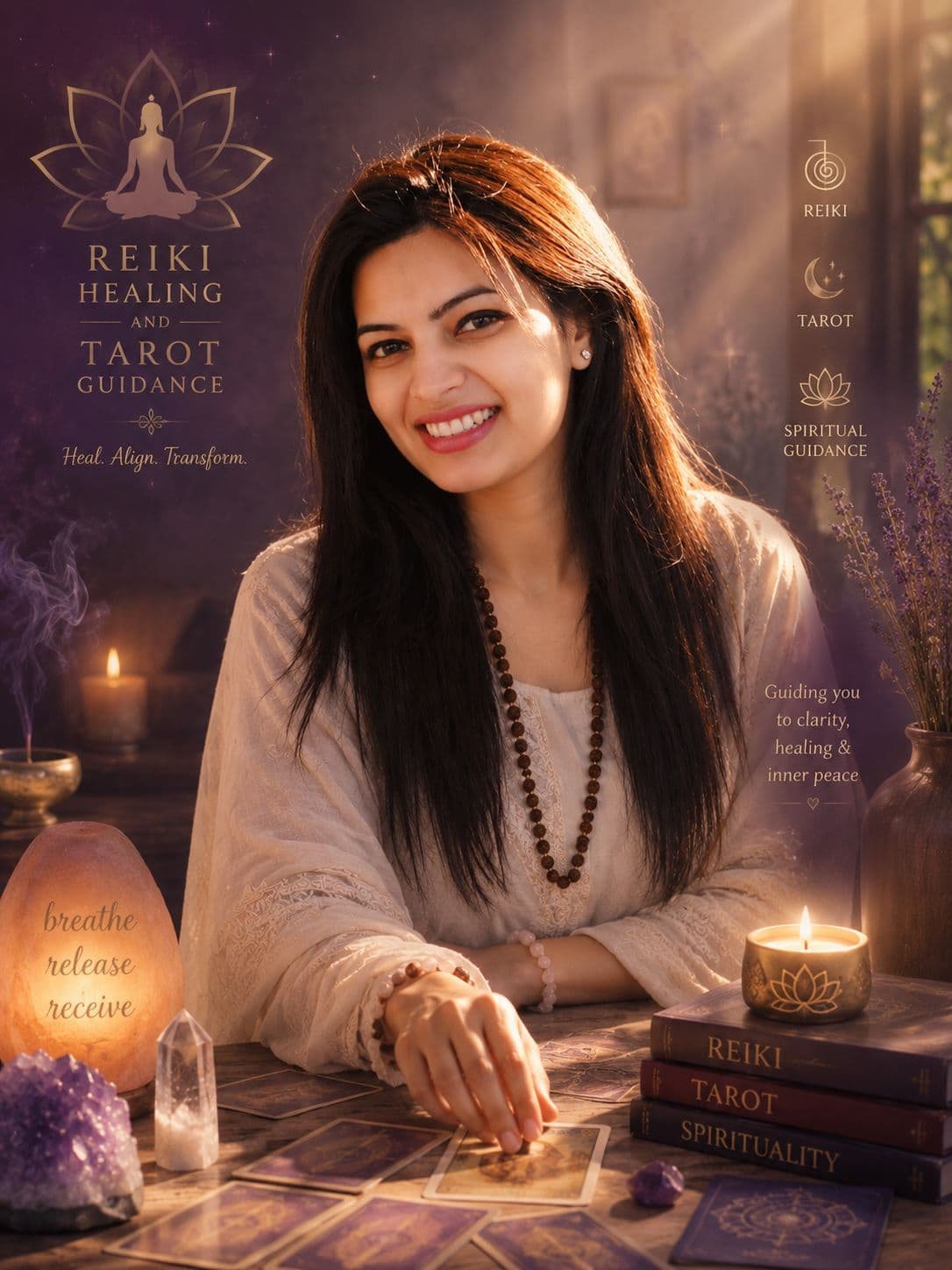 Sarah Jangra, Tarot Reader & Reiki Healer